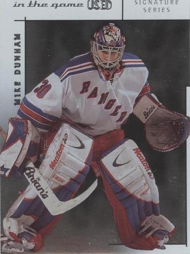 2003-04 In the Game-Used Signature Series - Mike Dunham #72