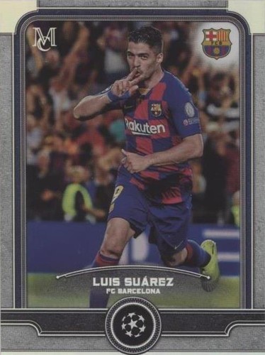 2019-20 Topps Museum Collection UCL Luis Suárez #58