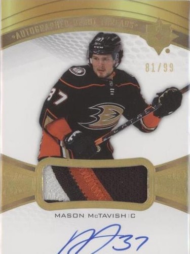 2021-22 Upper Deck Ultimate Collection - Mason McTavish #ADT-MM