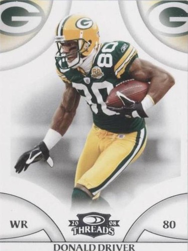 2008 Donruss Threads Donald Driver #48