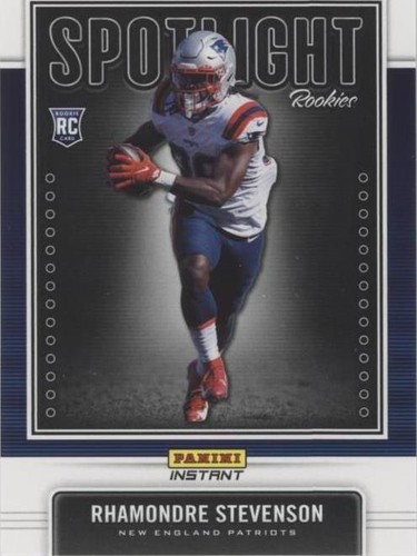 2021 Panini Instant NFL Rhamondre Stevenson #SR30