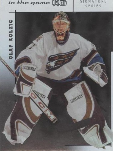 2003-04 In the Game-Used Signature Series - Olaf Kolzig #64