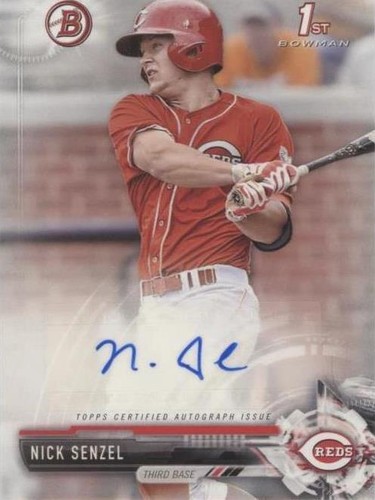 2017 Bowman - Nick Senzel #PA-NS