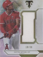 2018 Topps Triple Threads - Justin Upton #SJR-JU1