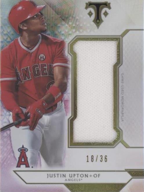 2018 Topps Triple Threads - Justin Upton #SJR-JU1