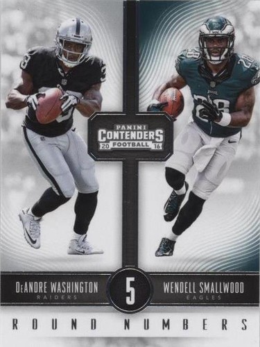 2016 Panini Contenders DeAndre Washington Wendell Smallwood #17