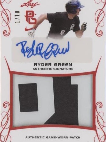 2017 Leaf Perfect Game National Showcase - Ryder Green #PA-RG1