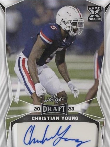 2023 Leaf Draft Christian Young #BA-CY1