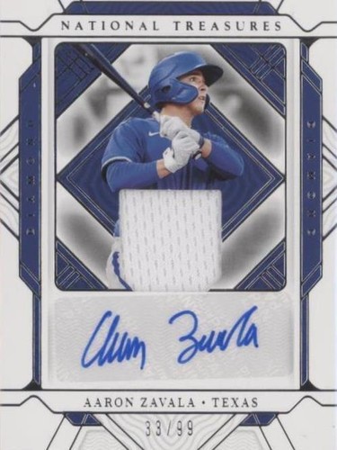 2022 Panini National Treasures - Aaron Zavala #DA-AZ