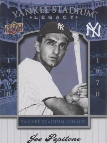 2008 Upper Deck Yankee Stadium Legacy Stadium Box Set - Joe Pepitone #42