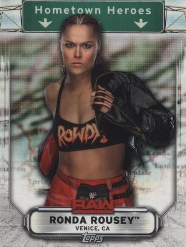 2019 Topps WWE Raw - Ronda Rousey #HH-33