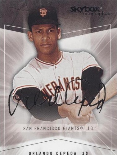 2005 Skybox Autographics - Orlando Cepeda #88