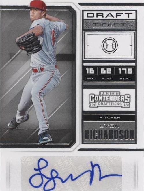 2018 Panini Contenders Draft Picks - Lyon Richardson #44
