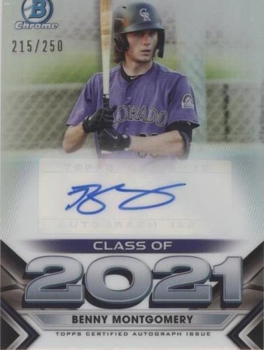 2021 Bowman Draft - Benny Montgomery #C21-BM