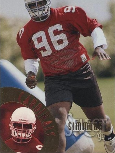 1994 Select Clyde Simmons #186