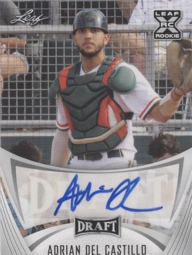 2021 Leaf Draft - Adrian Del Castillo #BA-ADC