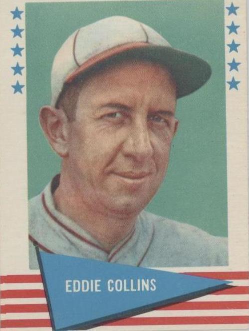 1961 Fleer Baseball Greats — Эдди Коллинз No16