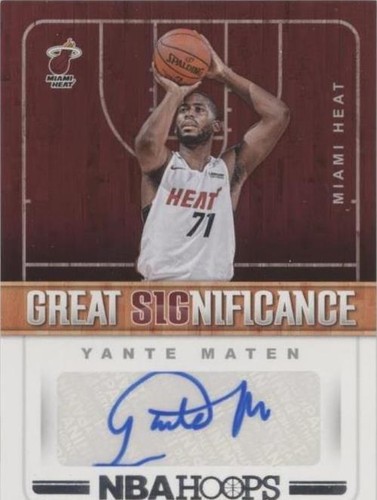 2018-19 Panini NBA Hoops - Yante Maten #GS-YM
