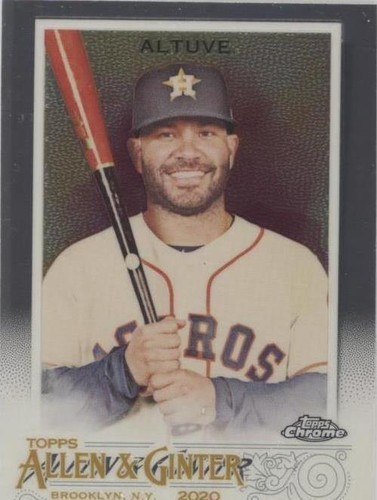 2020 Topps Allen & Ginter Chrome - Jose Altuve #127