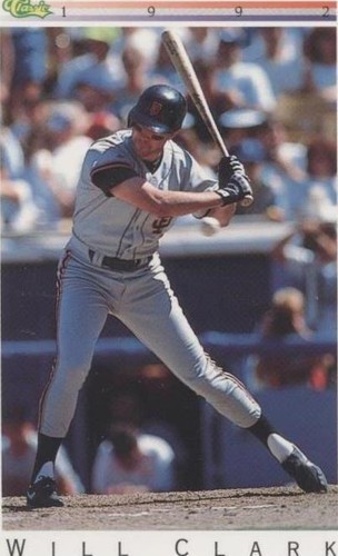 1992 Classic Update White Travel Edition - Will Clark #T24