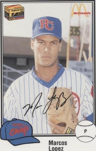 1989 Kodak Peoria Chiefs - Marcos Lopez #4