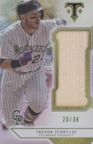 2018 Topps Triple Threads - Trevor Story #SJR-TS1
