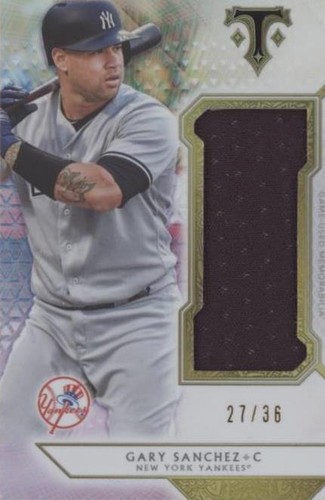 2018 Topps Triple Threads - Gary Sanchez #SJR-GS1