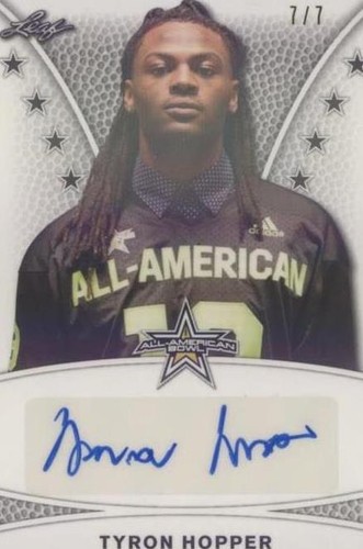 2019 Leaf Metal U.S. Army All-American Bowl Tyron Hopper #CS-TH1
