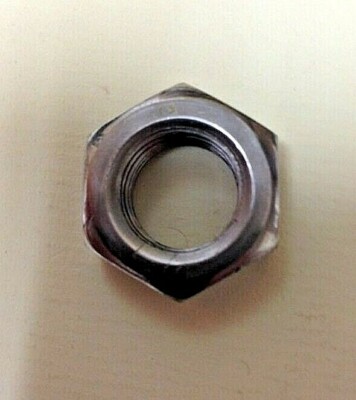 (10) 9/16-18 Hex Jam Nuts Fine Thread Plain Steel Thin Nuts 9/16''-18 Half UNF