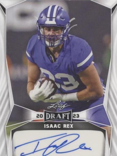 2023 Leaf Draft Isaac Rex #BA-IR1