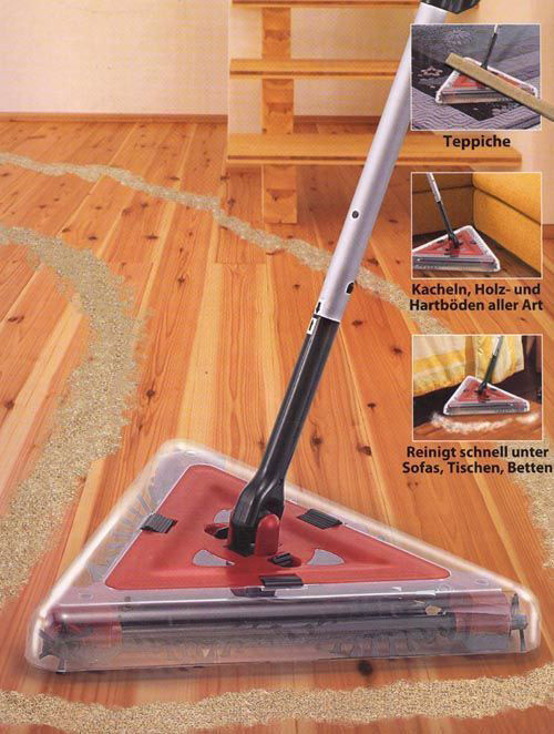 Delta Sweeper Akku-Kehrbesen 4 tlg.