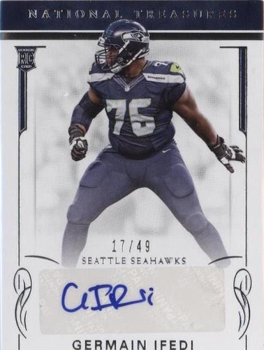 2016 Panini National Treasures Germain Ifedi #195