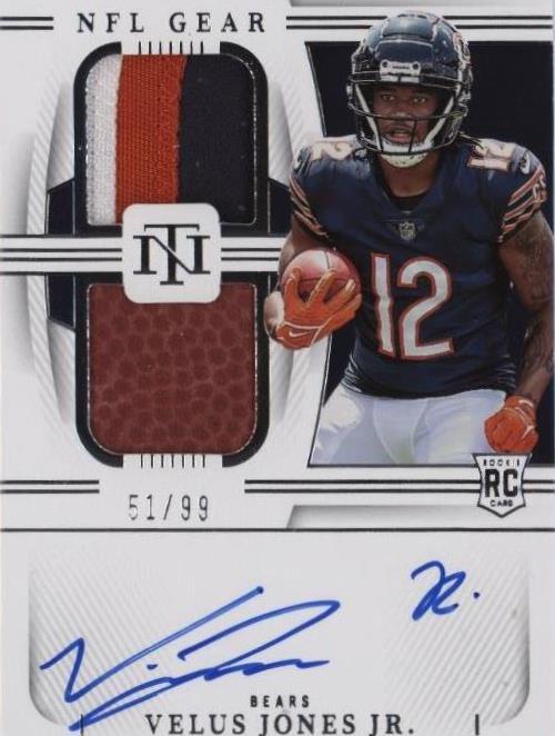 2022 Panini National Treasures Velus Jones Jr. #RGS-VJ