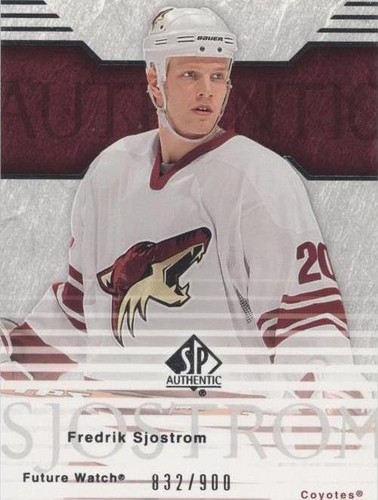 2003-04 SP Authentic - Fredrik Sjostrom #116