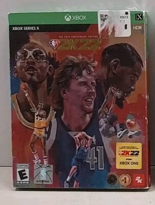 NBA 2K22 75TH ANNIVERSARY EDITION Xbox Series X NEW WITH SLIP SLEEVE
