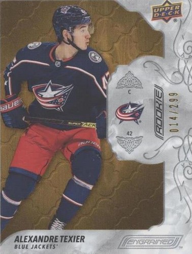 2019-20 Upper Deck Engrained - Alexandre Texier #95