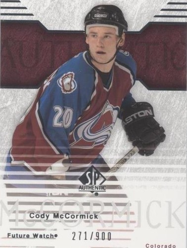 2003-04 SP Authentic - Cody Mccormick #95
