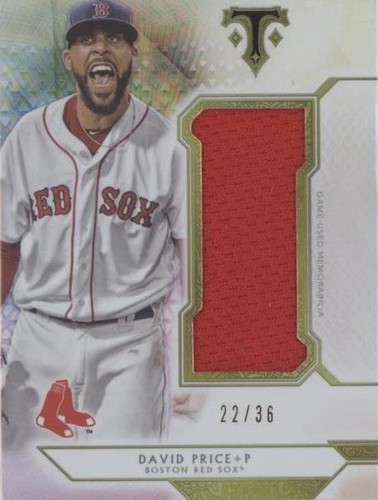 2018 Topps Triple Threads - David Price #SJR-DP3