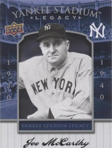 2008 Upper Deck Yankee Stadium Legacy Stadium Box Set - Joe McCarthy #13