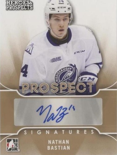 2015-16 Leaf In the Game Heroes & Prospects - Nathan Bastian #PS-NB1