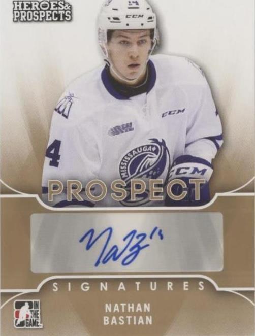 2015-16 Leaf In the Game Heroes & Prospects - Nathan Bastian #PS-NB1