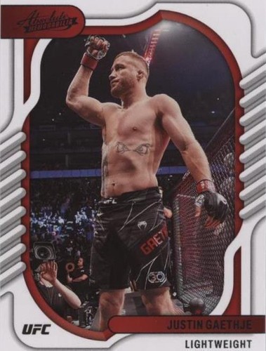 2023 Panini Donruss UFC #94 JUSTIN GAETHJE /99 Holo Laser