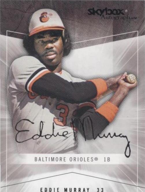 2005 Skybox Autographics - Eddie Murray #87