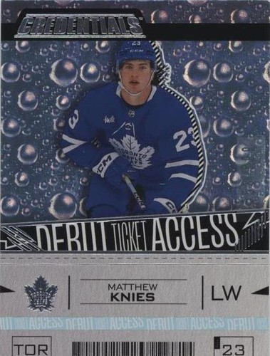 2023-24 Upper Deck Credentials - Matthew Knies #191