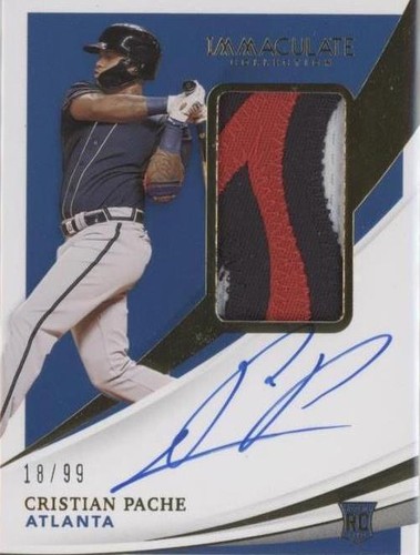 2021 Panini Immaculate Collection - Cristian Pache #101