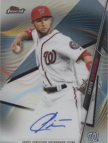 2020 Topps Finest - Carter Kieboom #FA-CK
