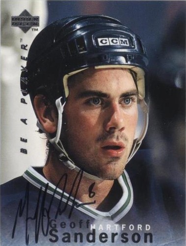 1995-96 Upper Deck Be a Player - Geoff Sanderson #S62