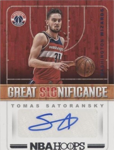 2018-19 Panini NBA Hoops - Tomas Satoransky #GS-TS