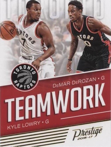 2016-17 Panini Prestige - Kyle Lowry/DeMar DeRozan #22