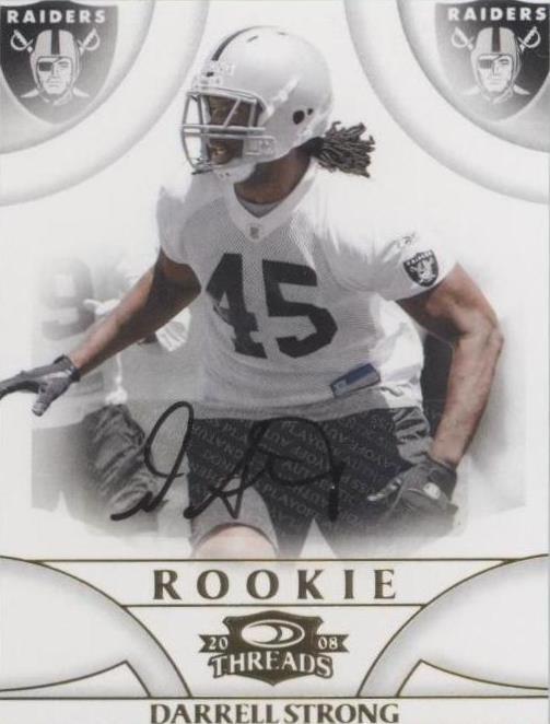 2008 Donruss Threads Darrell Strong #174